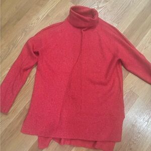 a new day Vibrant Red Cowl Neck Sweater - small